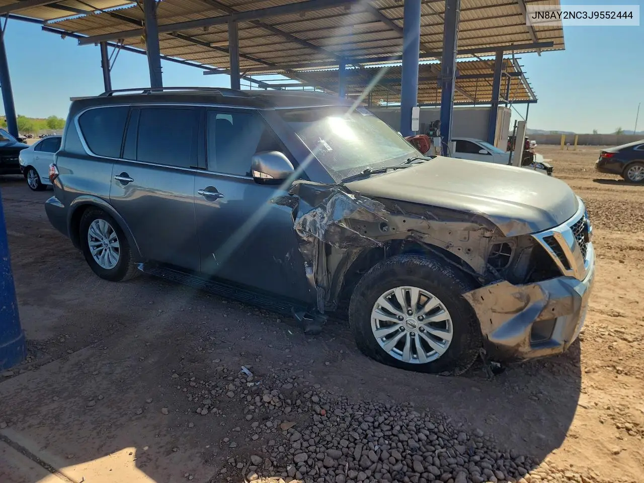 2018 Nissan Armada Sv VIN: JN8AY2NC3J9552444 Lot: 59192846