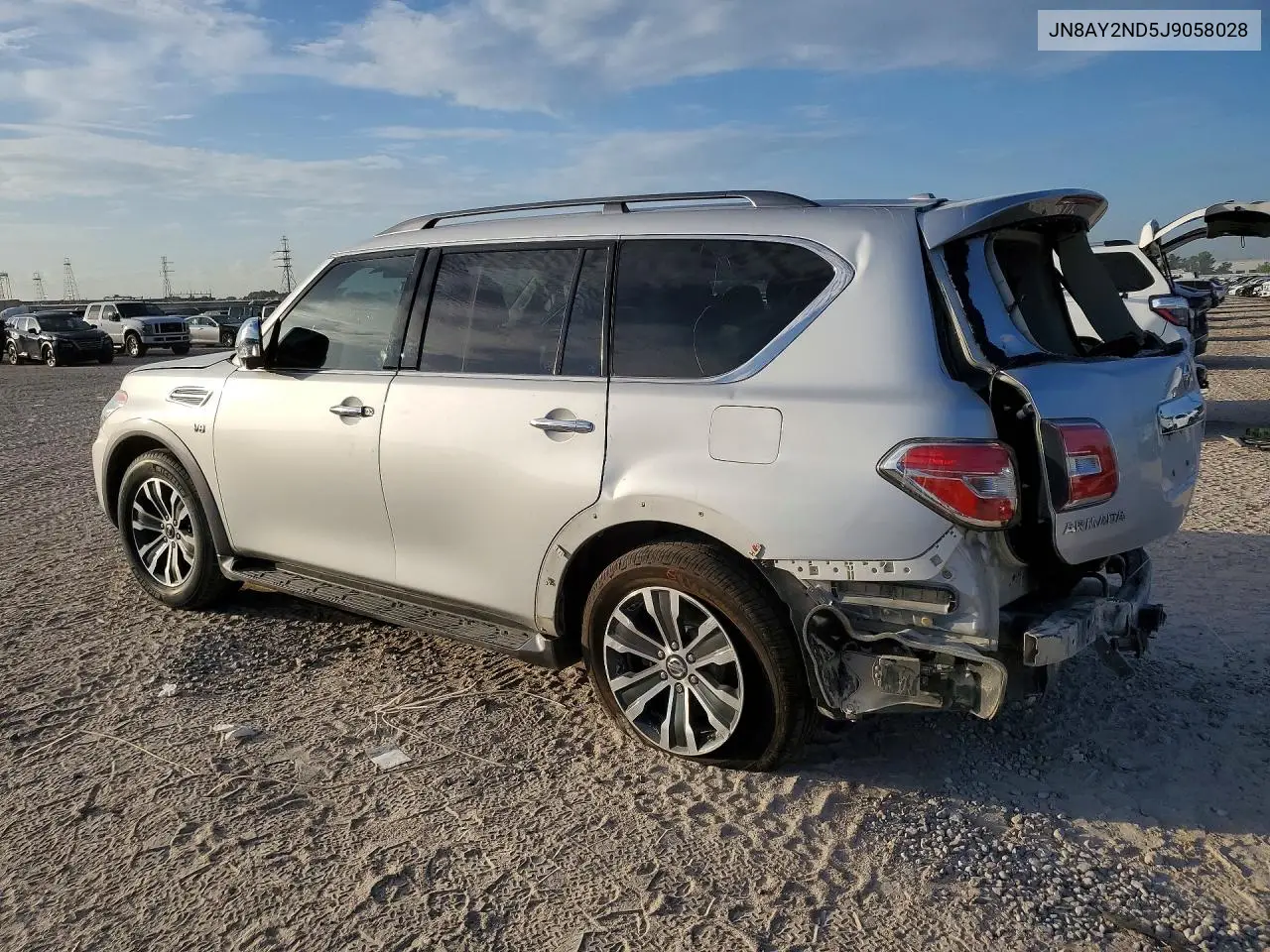 2018 Nissan Armada Sl VIN: JN8AY2ND5J9058028 Lot: 59231346