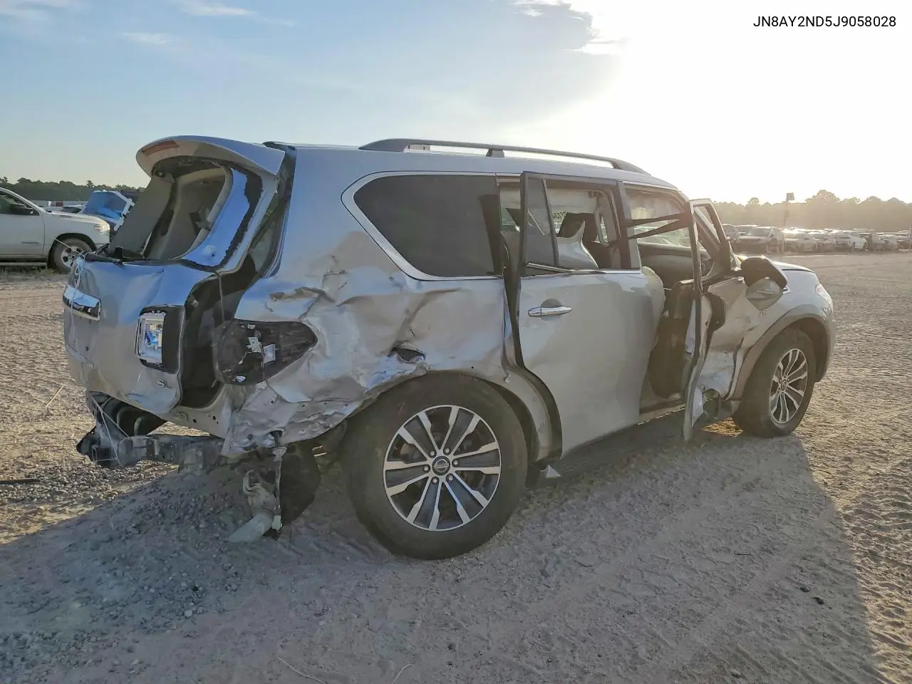 2018 Nissan Armada Sl VIN: JN8AY2ND5J9058028 Lot: 59231346