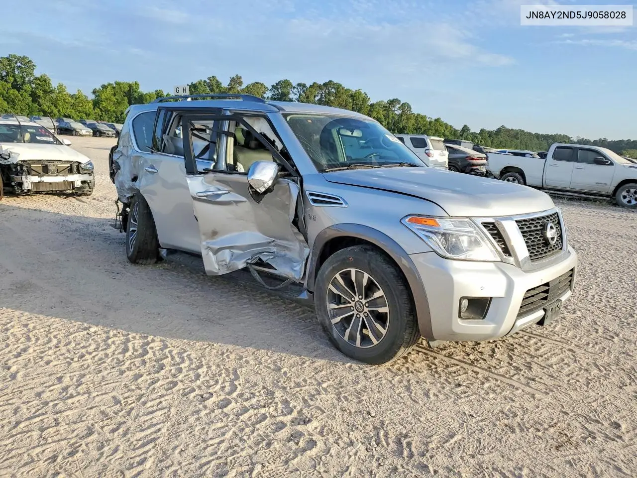 2018 Nissan Armada Sl VIN: JN8AY2ND5J9058028 Lot: 59231346