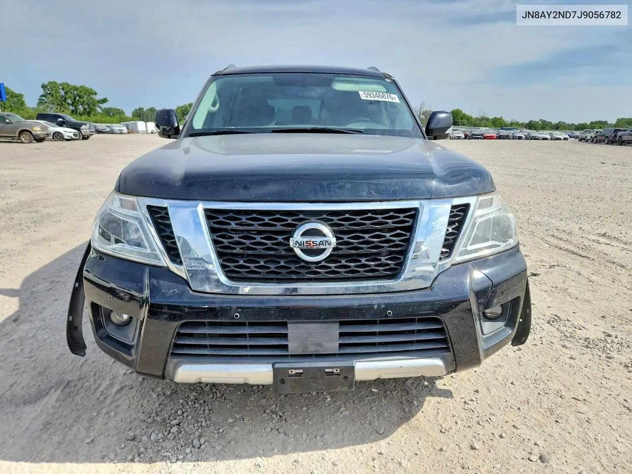 2018 Nissan Armada Sv VIN: JN8AY2ND7J9056782 Lot: 59346876