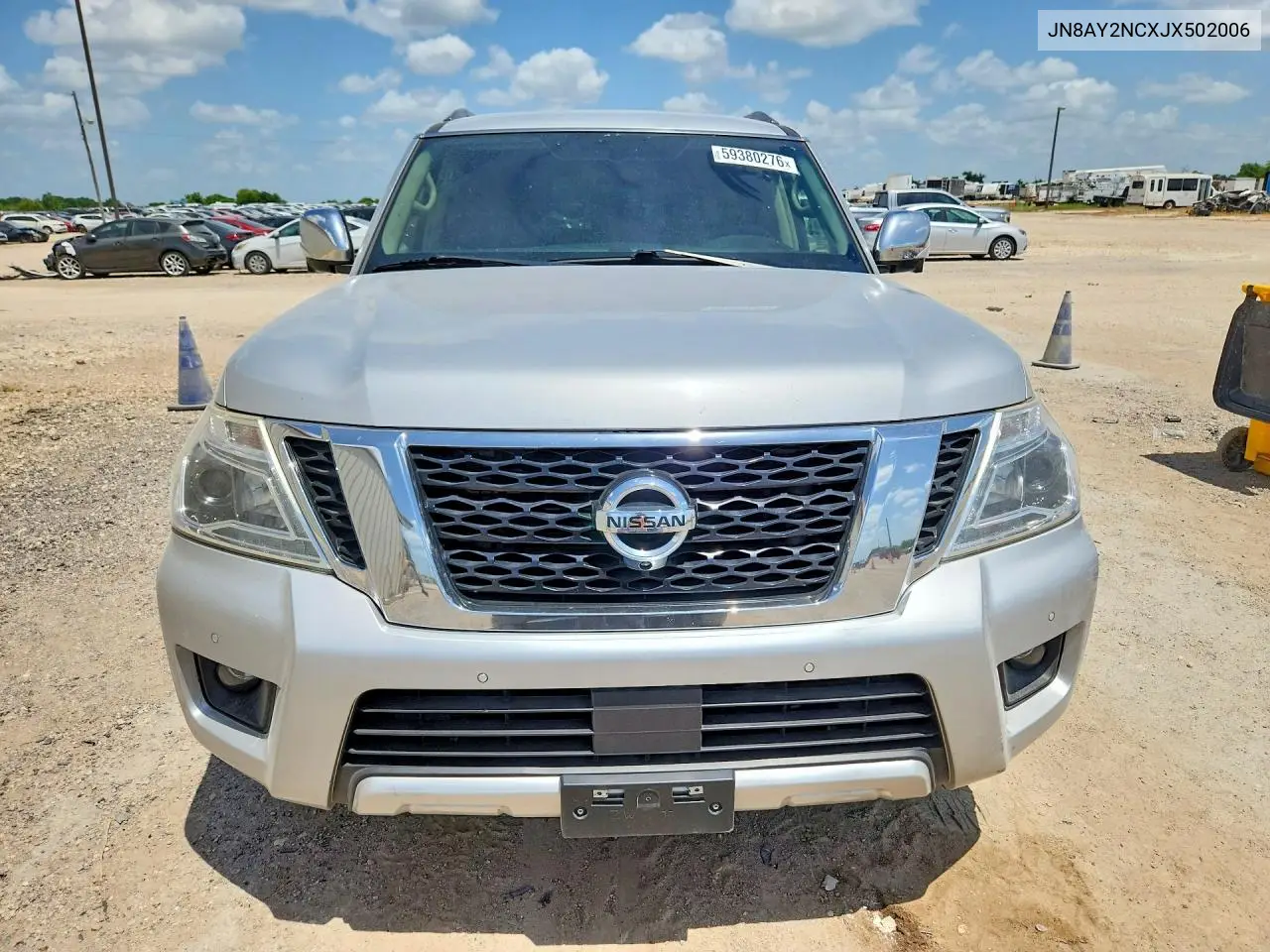 2018 Nissan Armada Sl VIN: JN8AY2NCXJX502006 Lot: 59380276