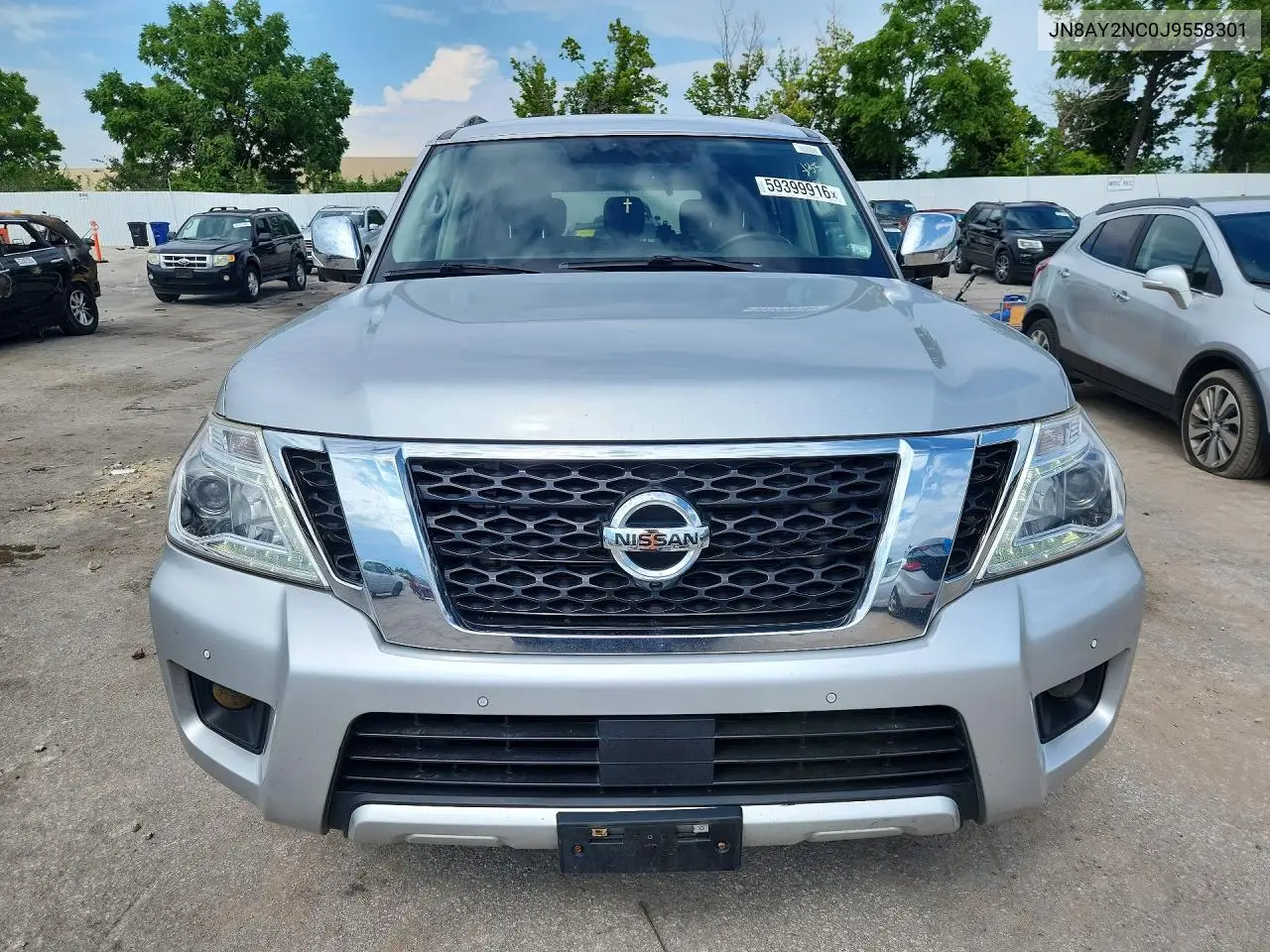 2018 Nissan Armada Sl VIN: JN8AY2NC0J9558301 Lot: 59399916