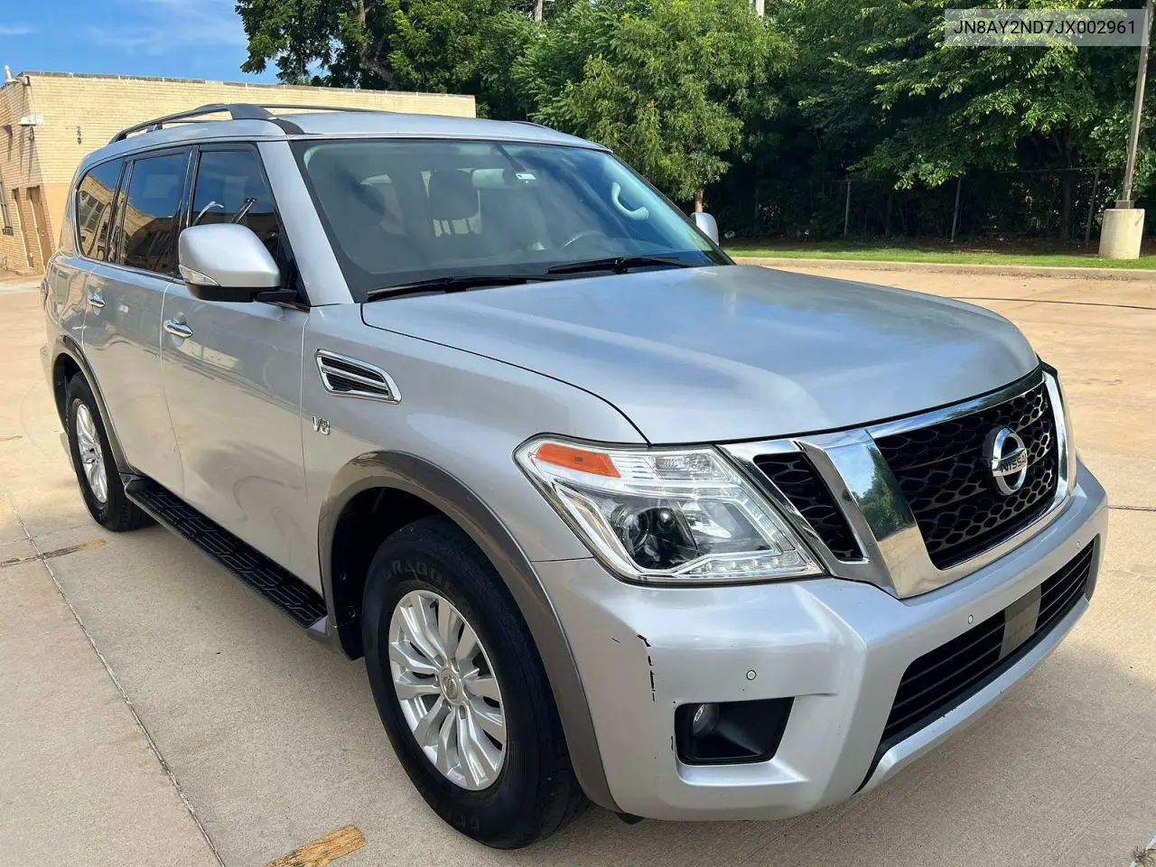 2018 Nissan Armada Sv VIN: JN8AY2ND7JX002961 Lot: 59918906