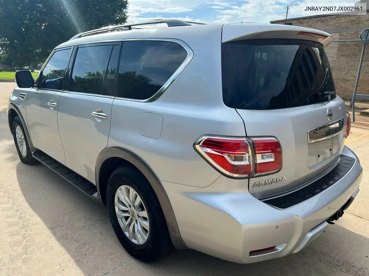 2018 Nissan Armada Sv VIN: JN8AY2ND7JX002961 Lot: 59918906