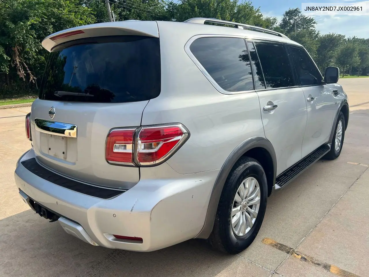 2018 Nissan Armada Sv VIN: JN8AY2ND7JX002961 Lot: 59918906