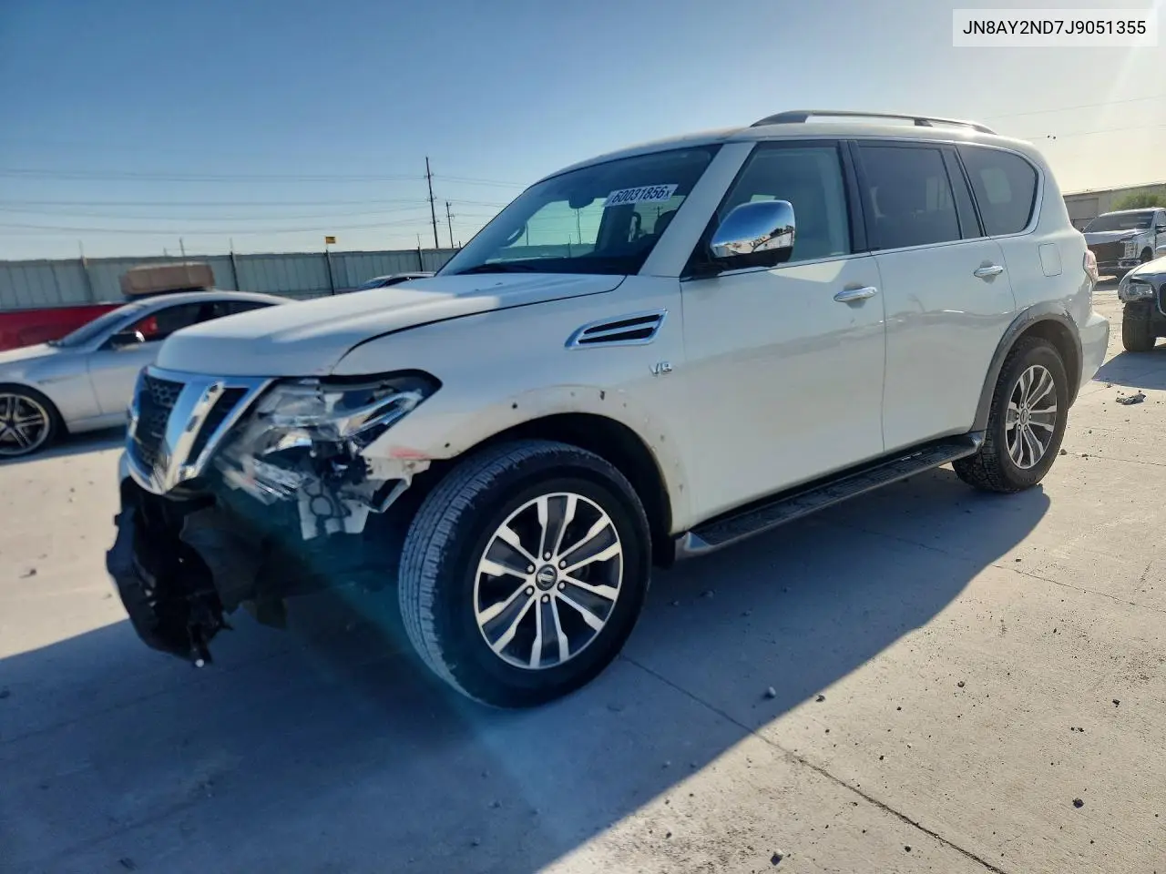 2018 Nissan Armada Sl VIN: JN8AY2ND7J9051355 Lot: 60031856