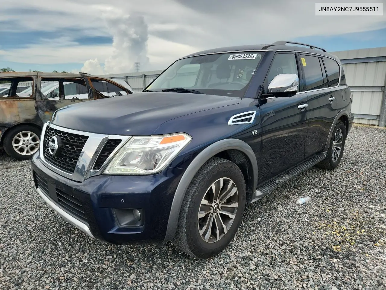 2018 Nissan Armada Sl VIN: JN8AY2NC7J9555511 Lot: 60063326