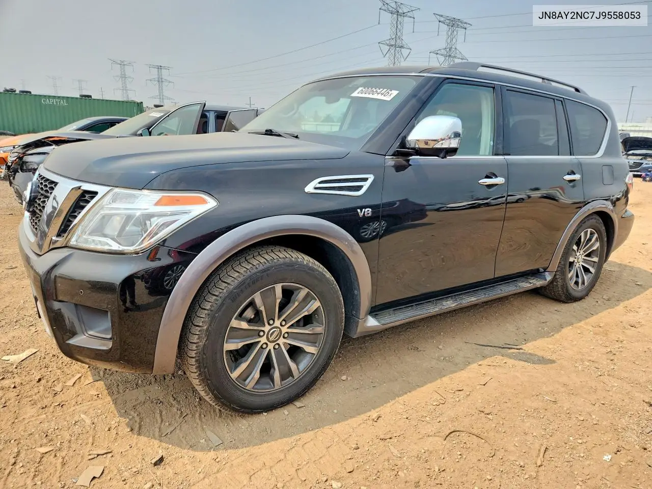 2018 Nissan Armada Sl VIN: JN8AY2NC7J9558053 Lot: 60066446