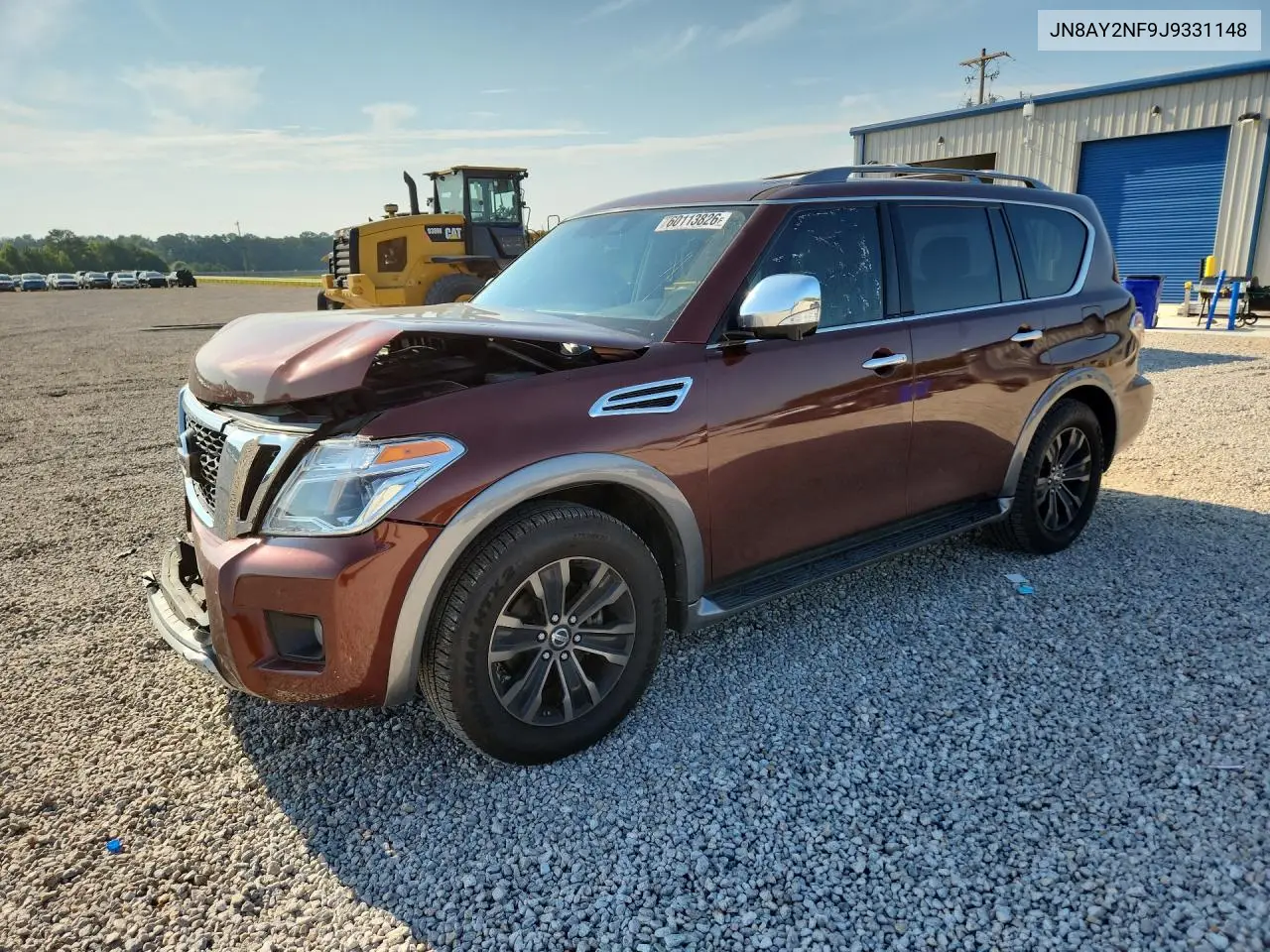 2018 Nissan Armada Platinum VIN: JN8AY2NF9J9331148 Lot: 60113826