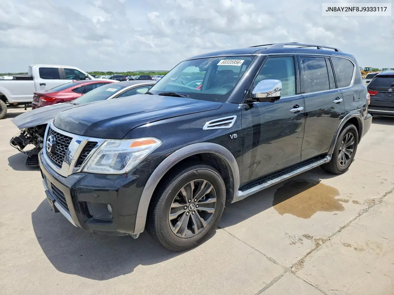 2018 Nissan Armada Platinum VIN: JN8AY2NF8J9333117 Lot: 60335956