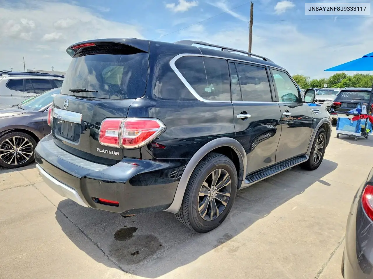 2018 Nissan Armada Platinum VIN: JN8AY2NF8J9333117 Lot: 60335956