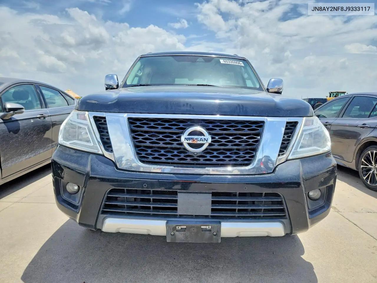 2018 Nissan Armada Platinum VIN: JN8AY2NF8J9333117 Lot: 60335956