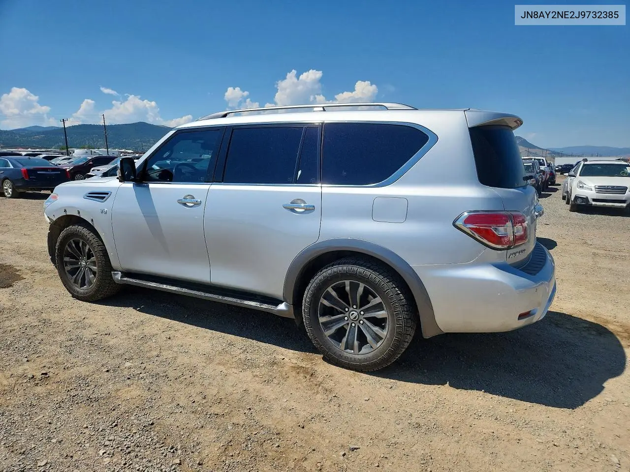 2018 Nissan Armada Platinum VIN: JN8AY2NE2J9732385 Lot: 60367726