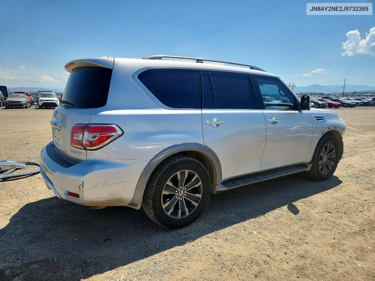 2018 Nissan Armada Platinum VIN: JN8AY2NE2J9732385 Lot: 60367726