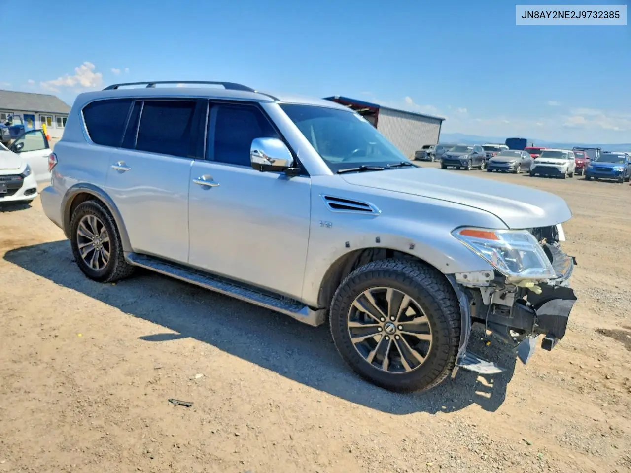 2018 Nissan Armada Platinum VIN: JN8AY2NE2J9732385 Lot: 60367726