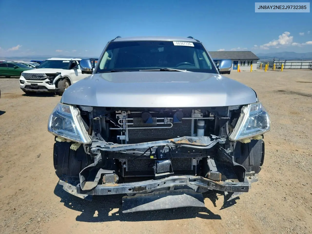 2018 Nissan Armada Platinum VIN: JN8AY2NE2J9732385 Lot: 60367726