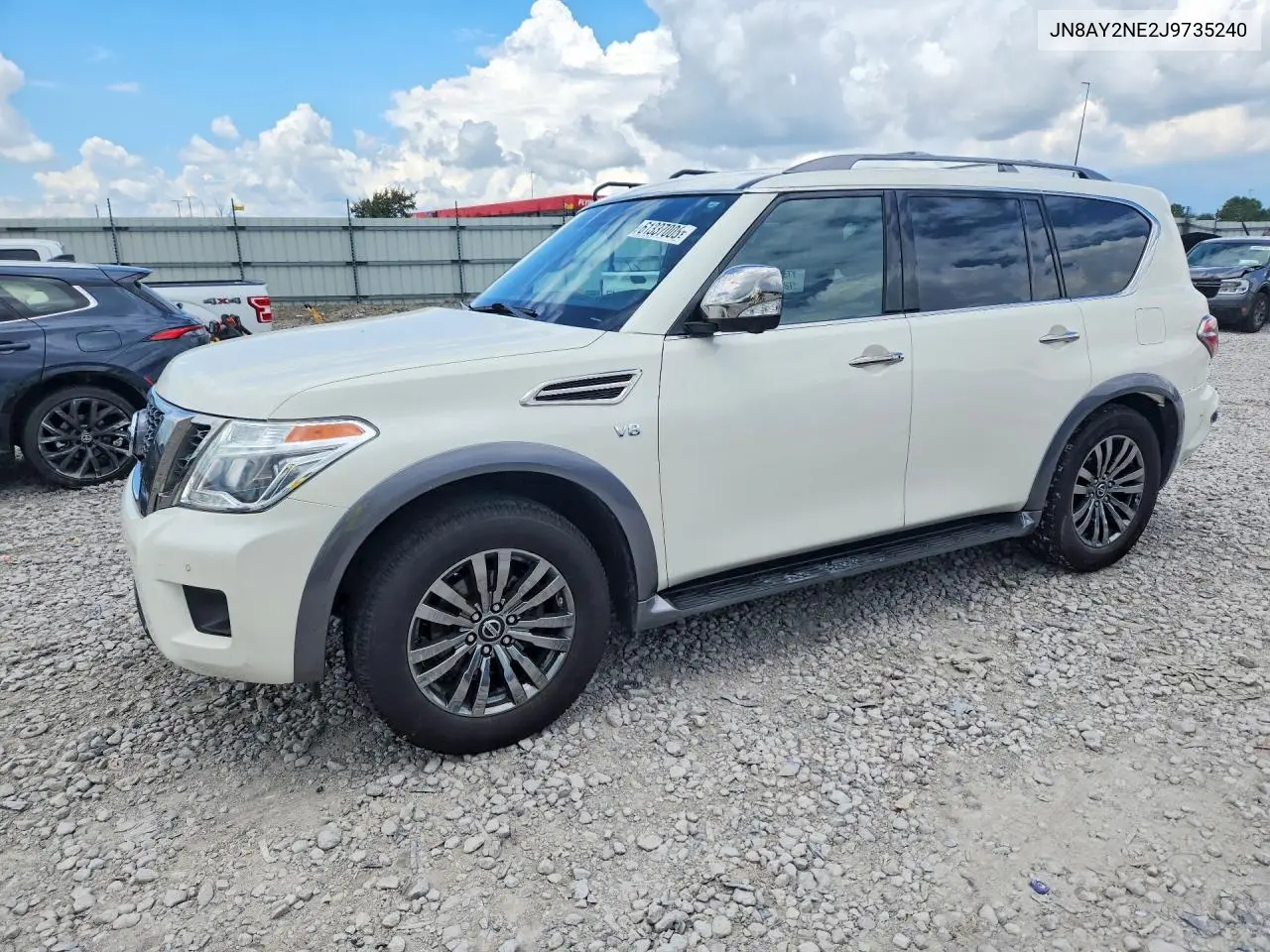 2018 Nissan Armada Platinum VIN: JN8AY2NE2J9735240 Lot: 61337006