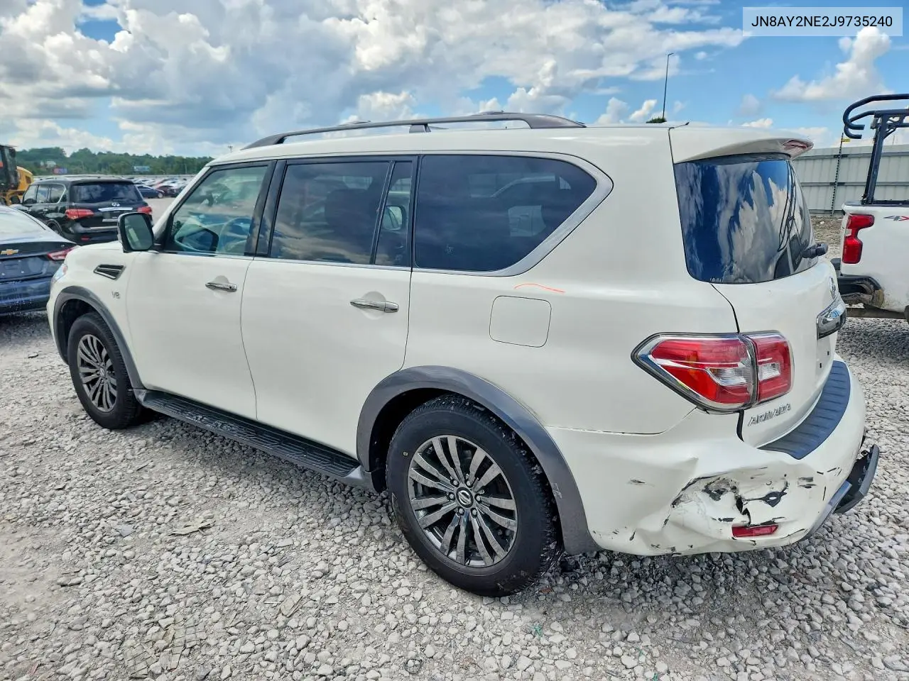 2018 Nissan Armada Platinum VIN: JN8AY2NE2J9735240 Lot: 61337006