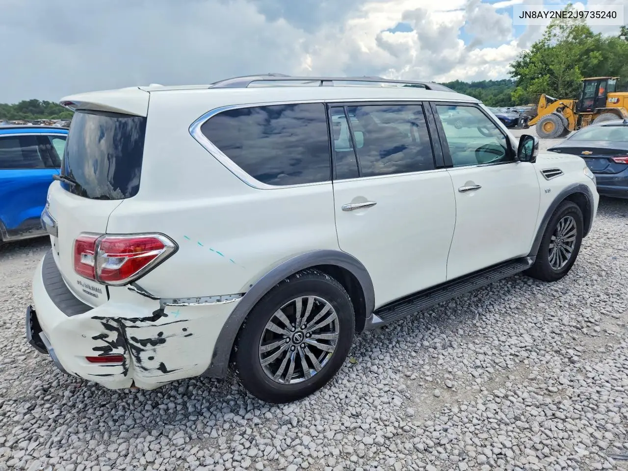 2018 Nissan Armada Platinum VIN: JN8AY2NE2J9735240 Lot: 61337006