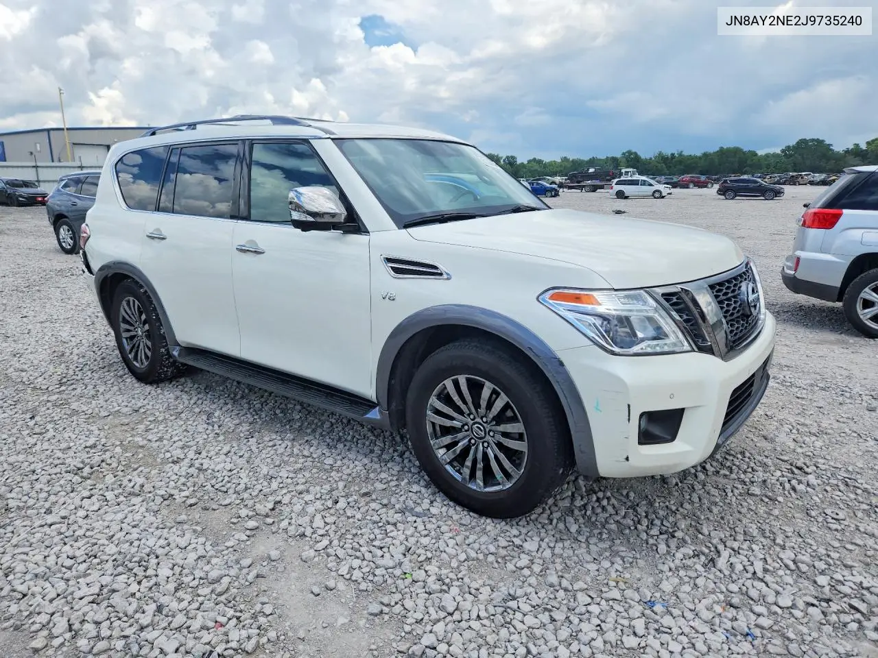 2018 Nissan Armada Platinum VIN: JN8AY2NE2J9735240 Lot: 61337006