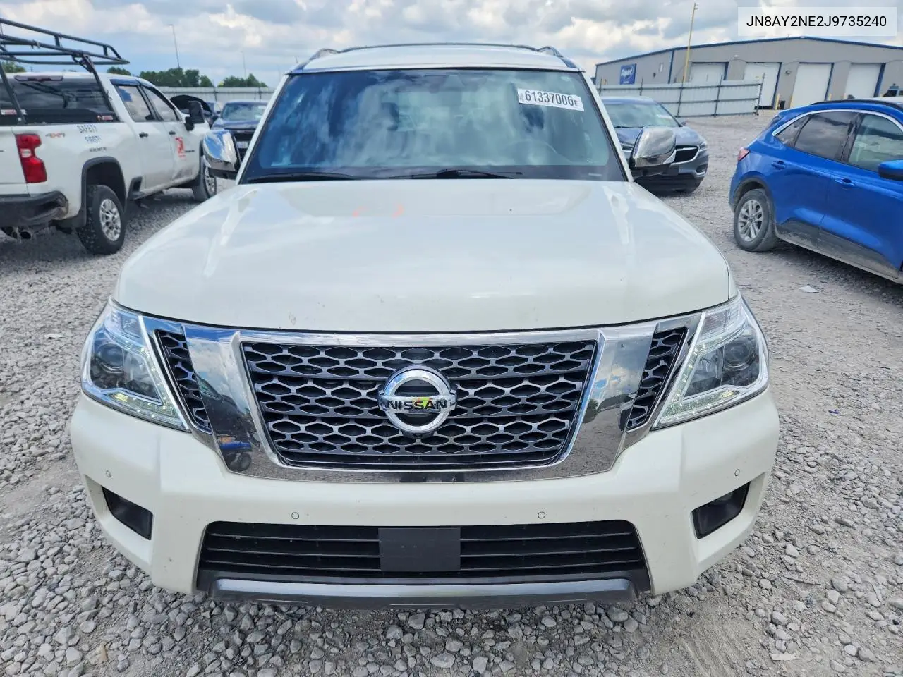 2018 Nissan Armada Platinum VIN: JN8AY2NE2J9735240 Lot: 61337006
