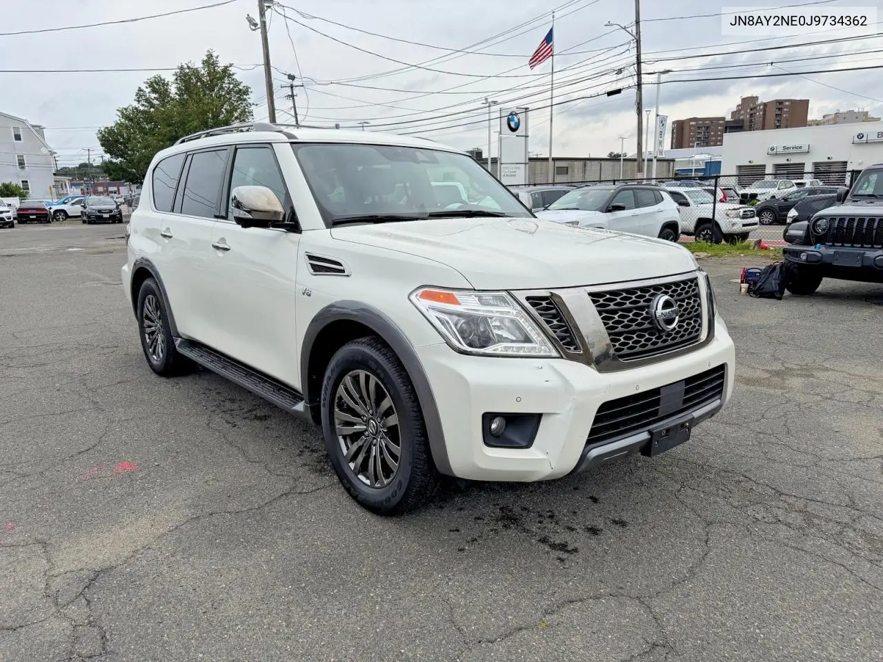 2018 Nissan Armada Platinum VIN: JN8AY2NE0J9734362 Lot: 62386146