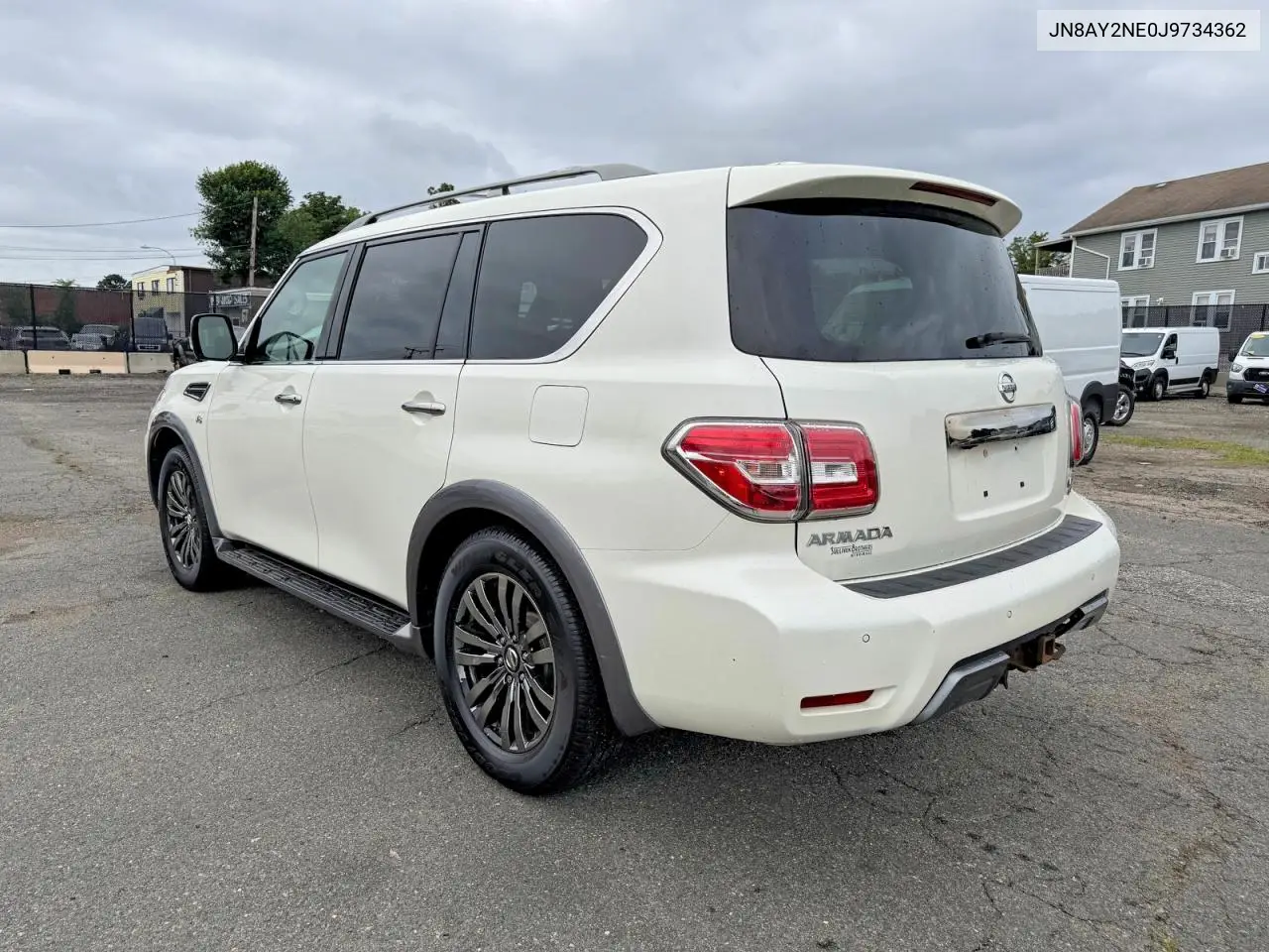 2018 Nissan Armada Platinum VIN: JN8AY2NE0J9734362 Lot: 62386146