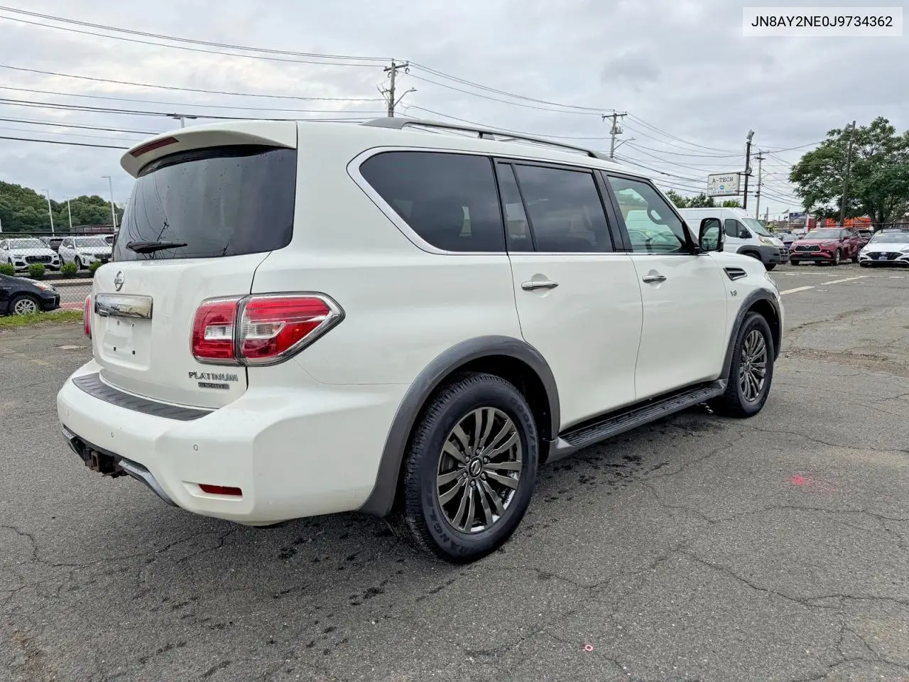 2018 Nissan Armada Platinum VIN: JN8AY2NE0J9734362 Lot: 62386146