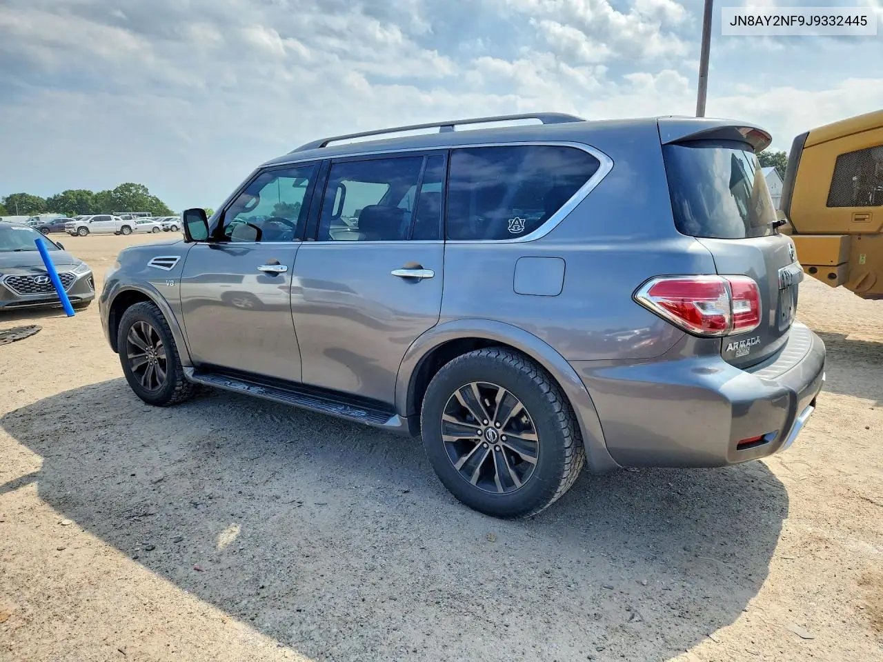 2018 Nissan Armada Platinum VIN: JN8AY2NF9J9332445 Lot: 85613825