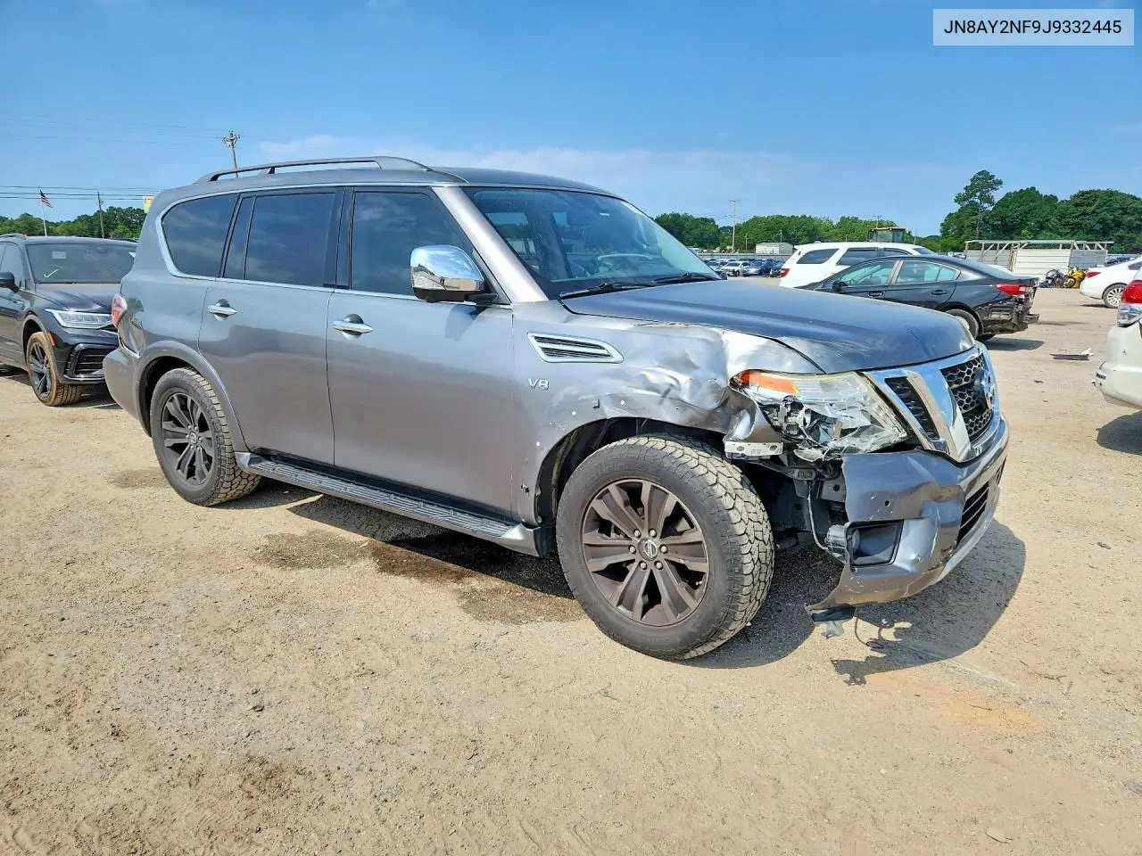 2018 Nissan Armada Platinum VIN: JN8AY2NF9J9332445 Lot: 85613825