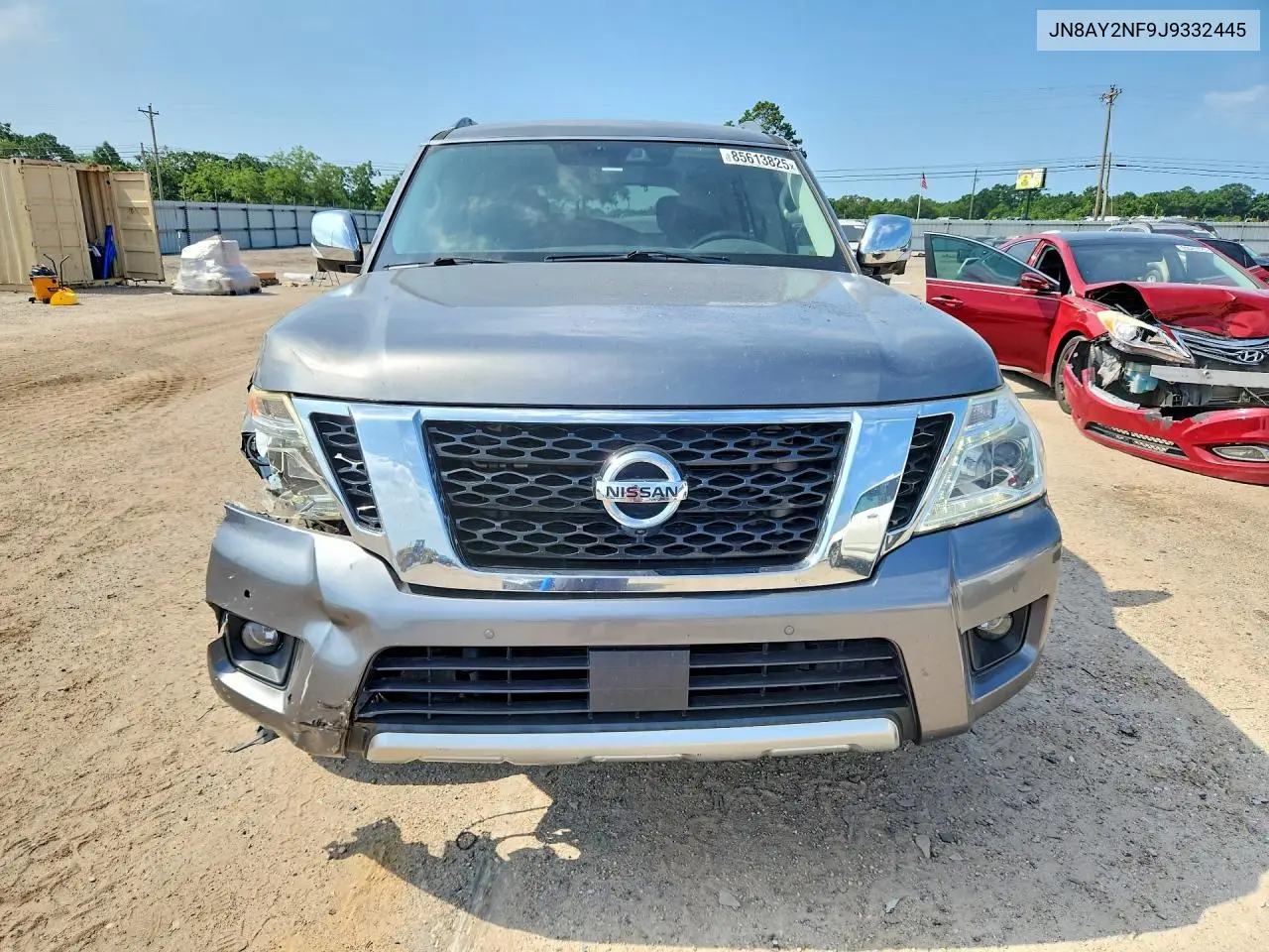 2018 Nissan Armada Platinum VIN: JN8AY2NF9J9332445 Lot: 85613825