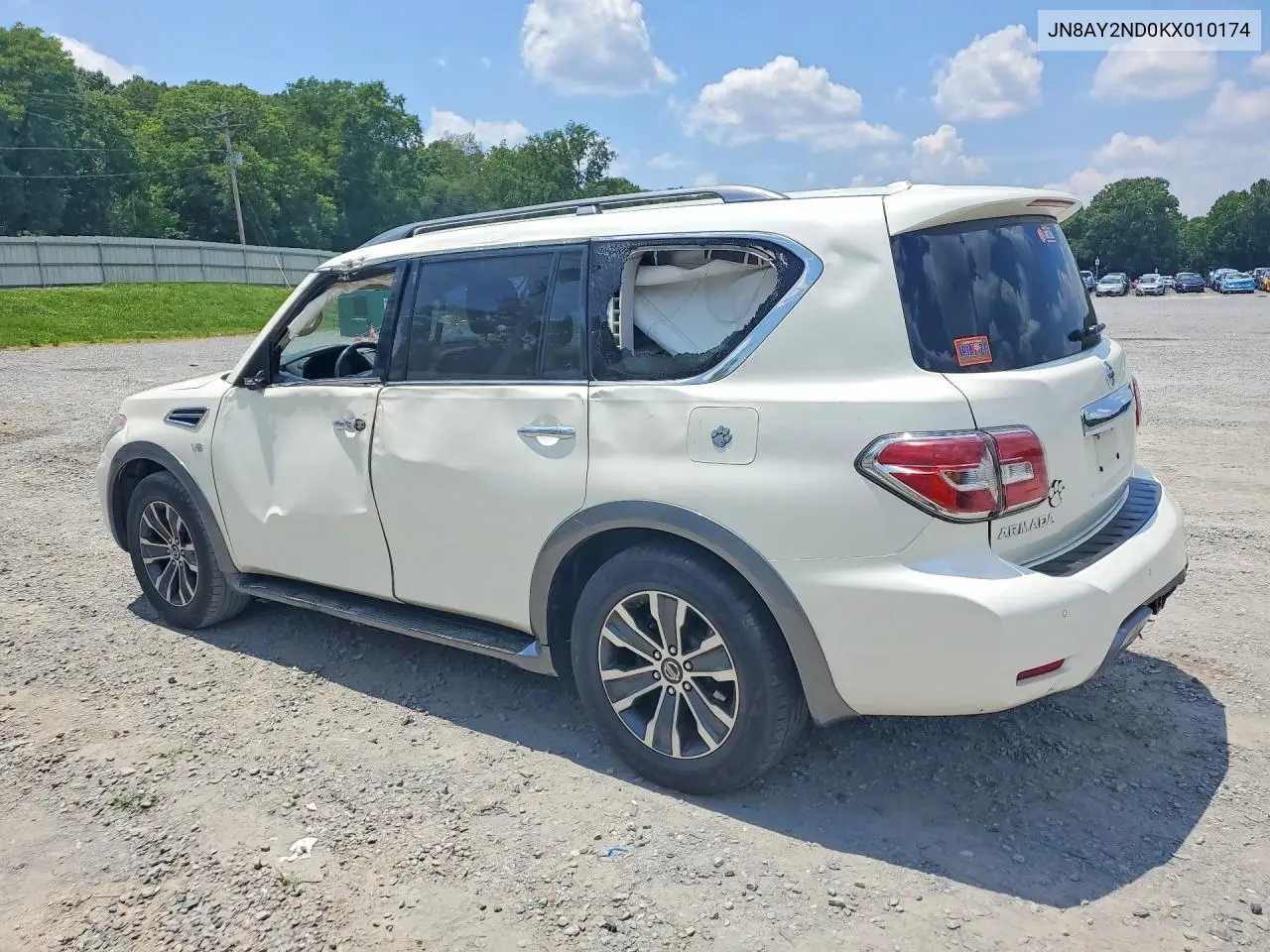 2019 Nissan Armada VIN: JN8AY2ND0KX010174 Lot: 57148256