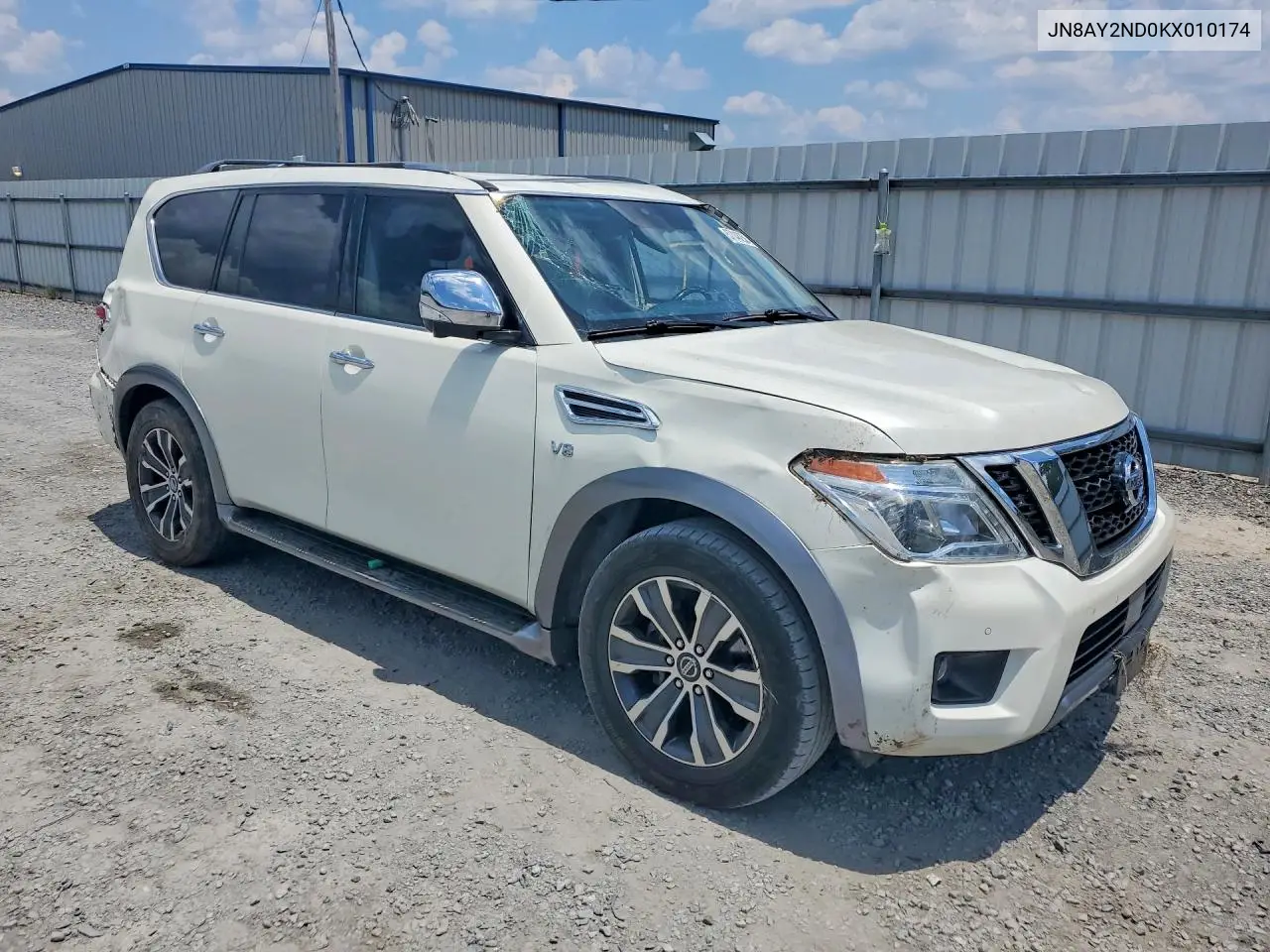 2019 Nissan Armada VIN: JN8AY2ND0KX010174 Lot: 57148256