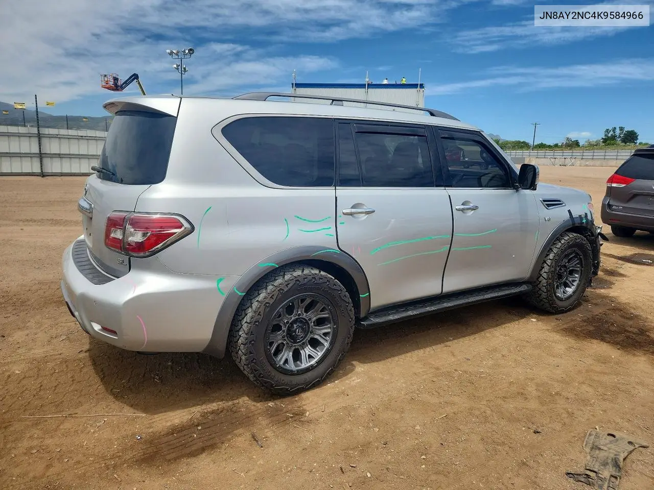 2019 Nissan Armada Sl VIN: JN8AY2NC4K9584966 Lot: 57410286