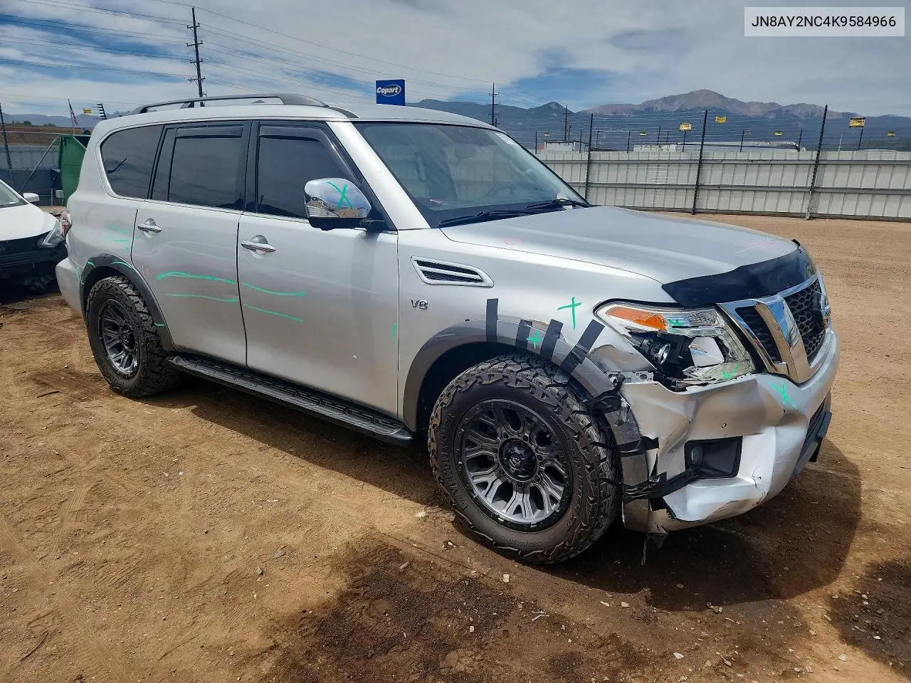 2019 Nissan Armada Sl VIN: JN8AY2NC4K9584966 Lot: 57410286