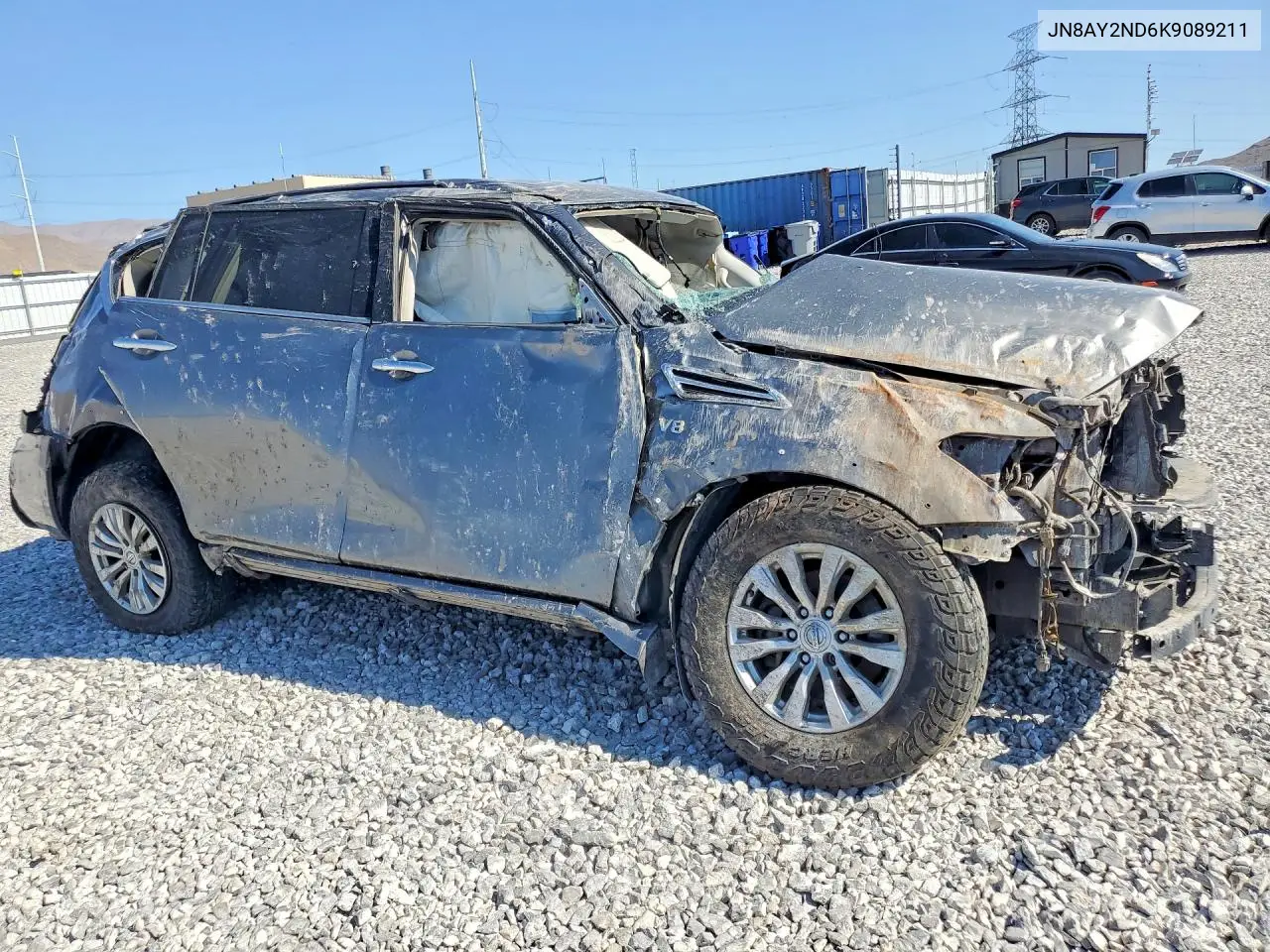 2019 Nissan Armada Sv VIN: JN8AY2ND6K9089211 Lot: 57561796