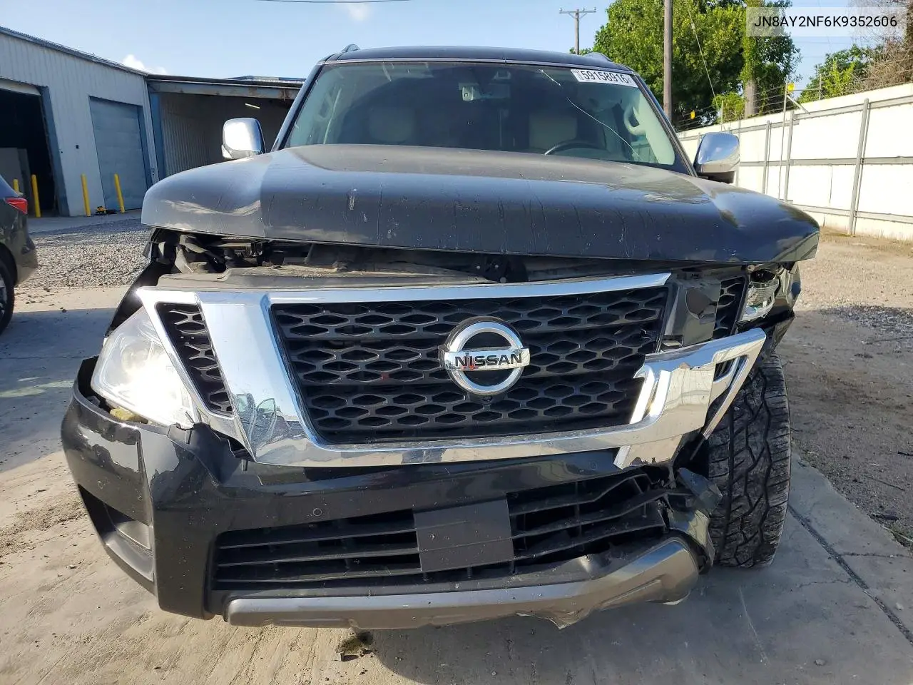 2019 Nissan Armada Platinum VIN: JN8AY2NF6K9352606 Lot: 59158916