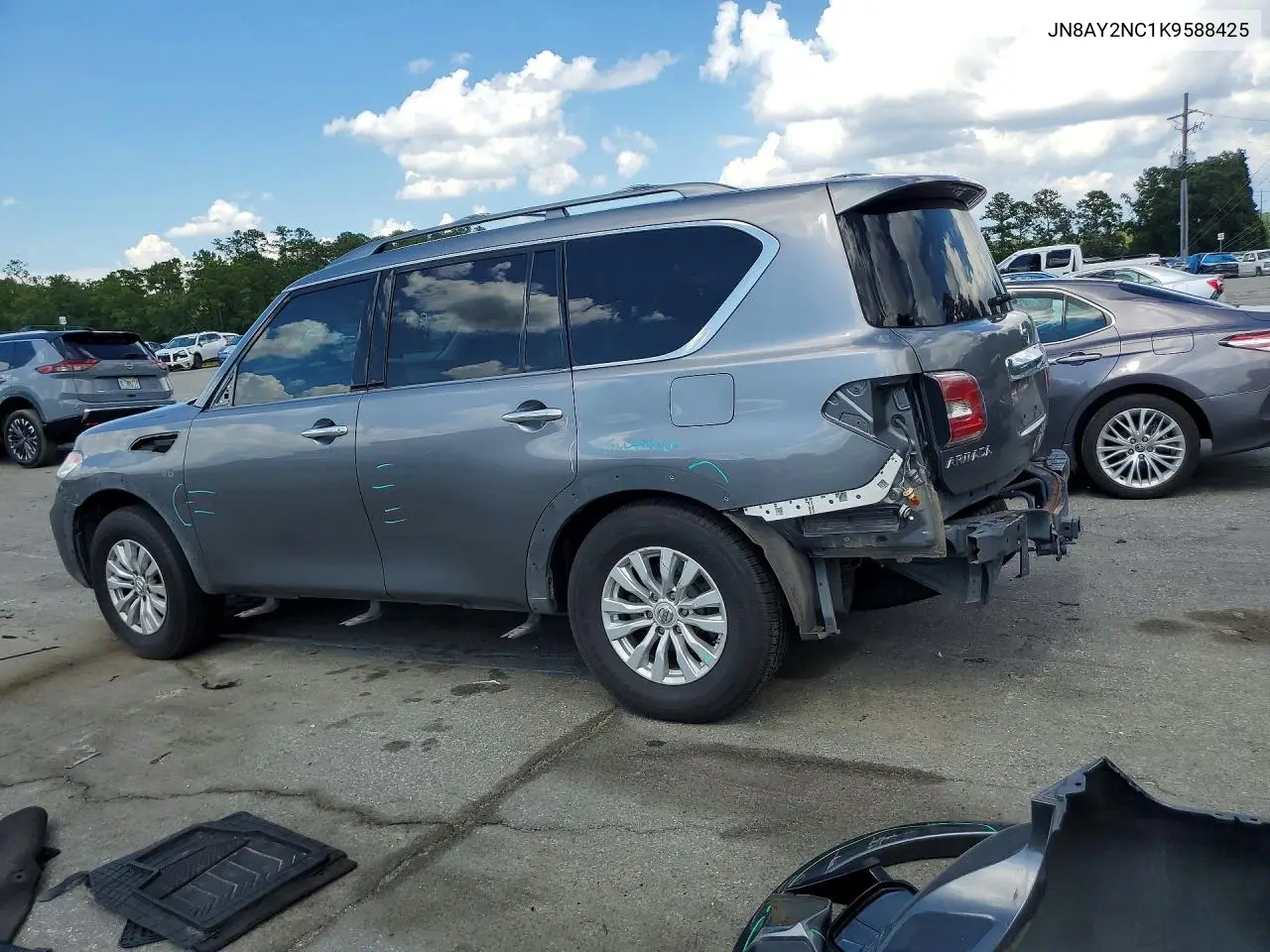 2019 Nissan Armada Sv VIN: JN8AY2NC1K9588425 Lot: 59269036
