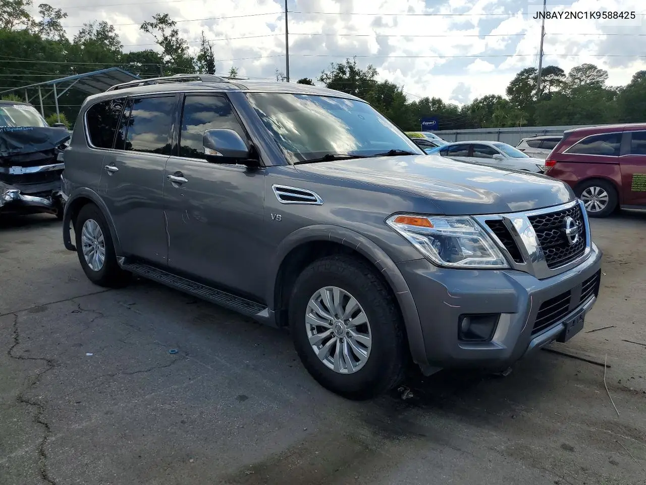 2019 Nissan Armada Sv VIN: JN8AY2NC1K9588425 Lot: 59269036