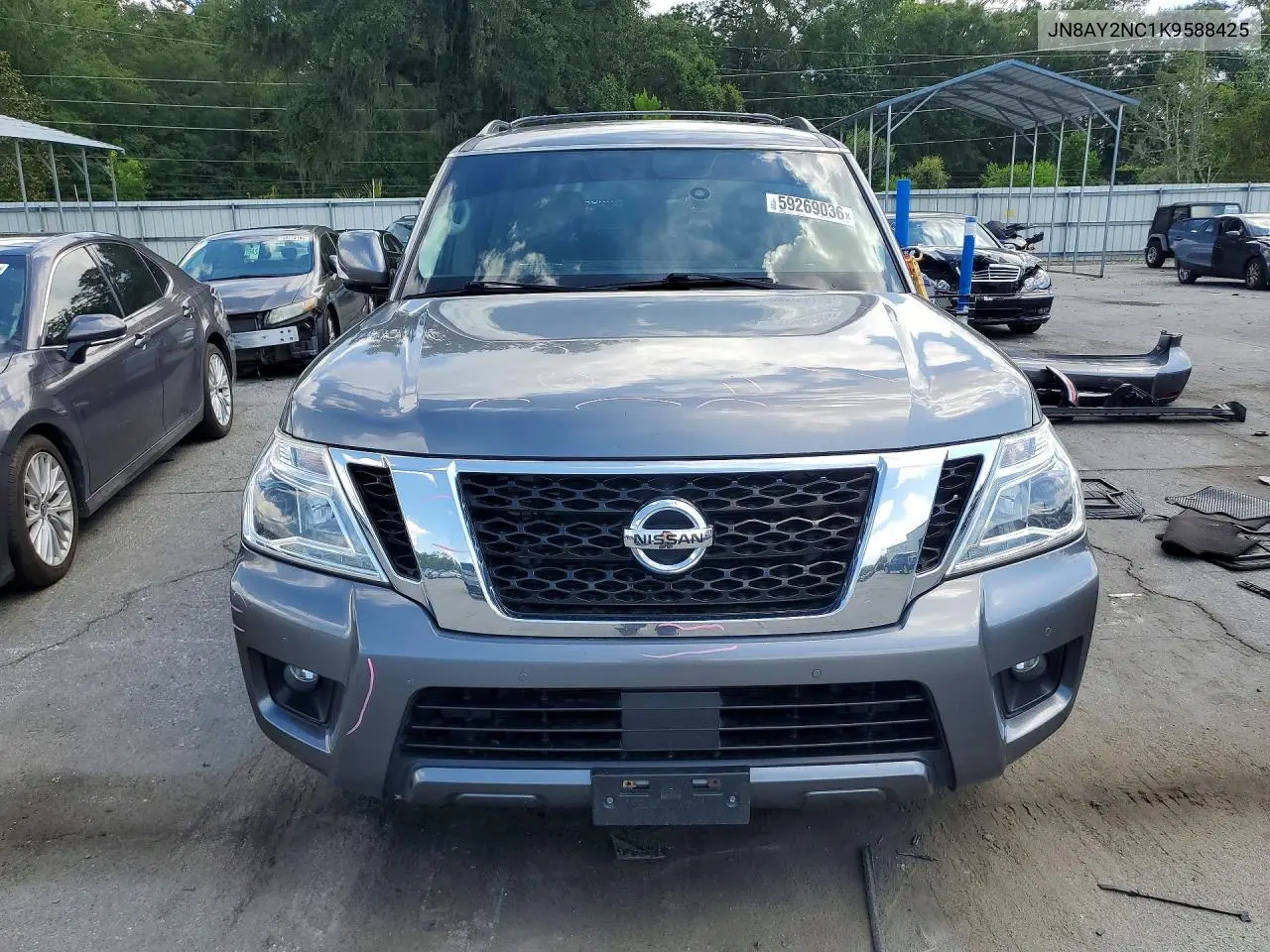 2019 Nissan Armada Sv VIN: JN8AY2NC1K9588425 Lot: 59269036