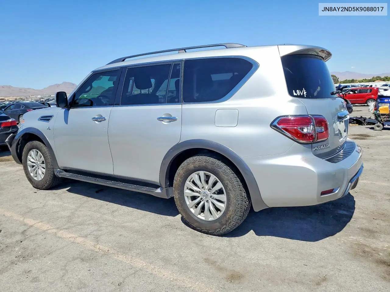 2019 Nissan Armada Sv VIN: JN8AY2ND5K9088017 Lot: 59375816
