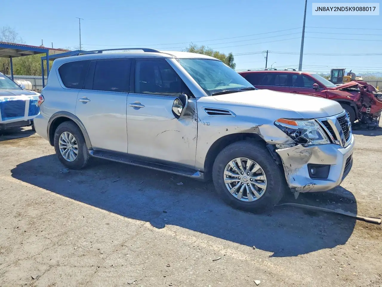 2019 Nissan Armada Sv VIN: JN8AY2ND5K9088017 Lot: 59375816