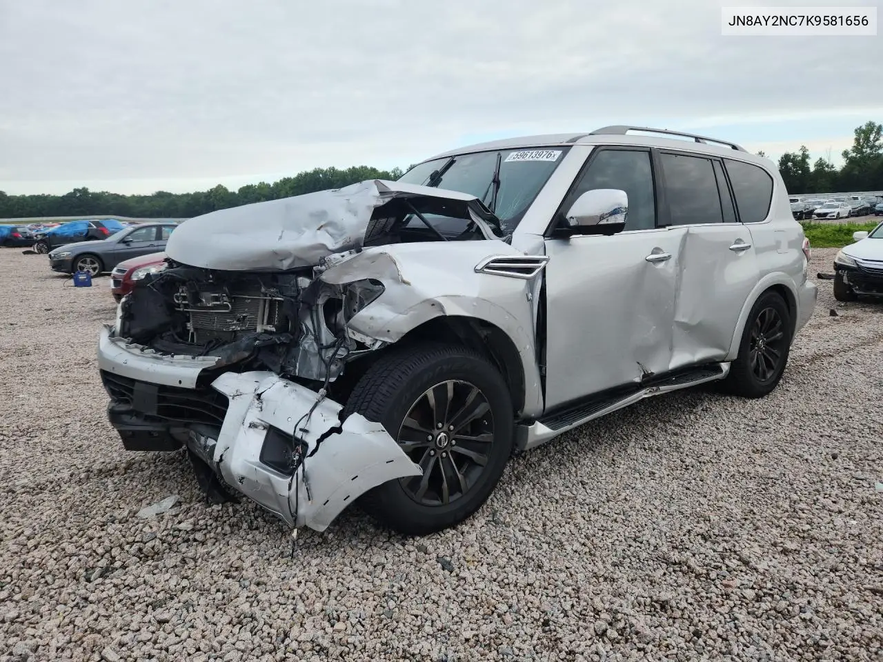 2019 Nissan Armada Platinum VIN: JN8AY2NC7K9581656 Lot: 59613976