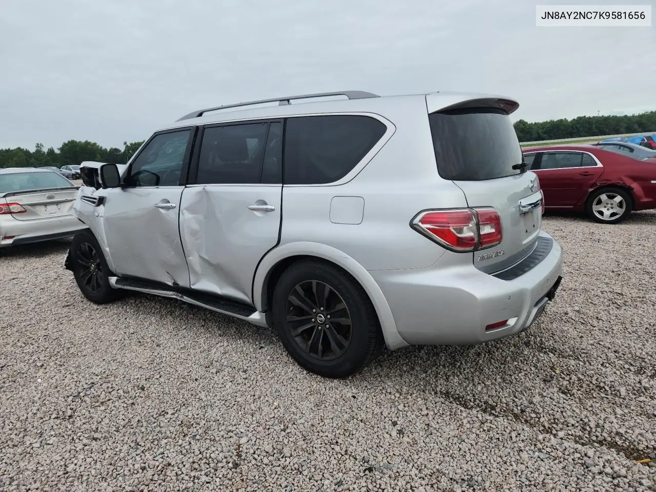 2019 Nissan Armada Platinum VIN: JN8AY2NC7K9581656 Lot: 59613976