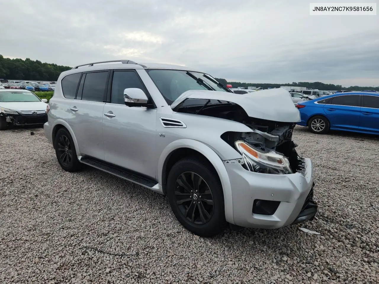 2019 Nissan Armada Platinum VIN: JN8AY2NC7K9581656 Lot: 59613976