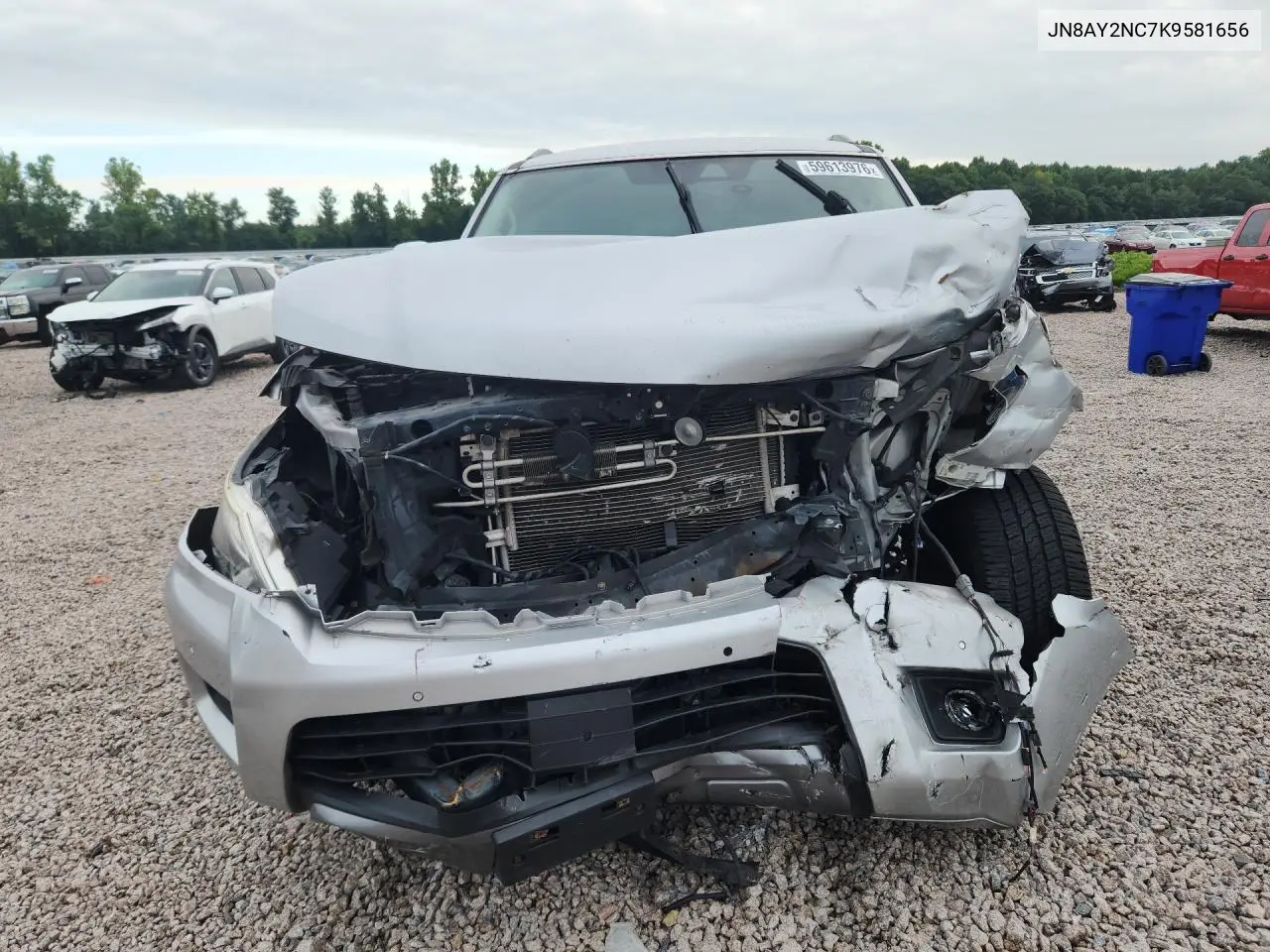 2019 Nissan Armada Platinum VIN: JN8AY2NC7K9581656 Lot: 59613976