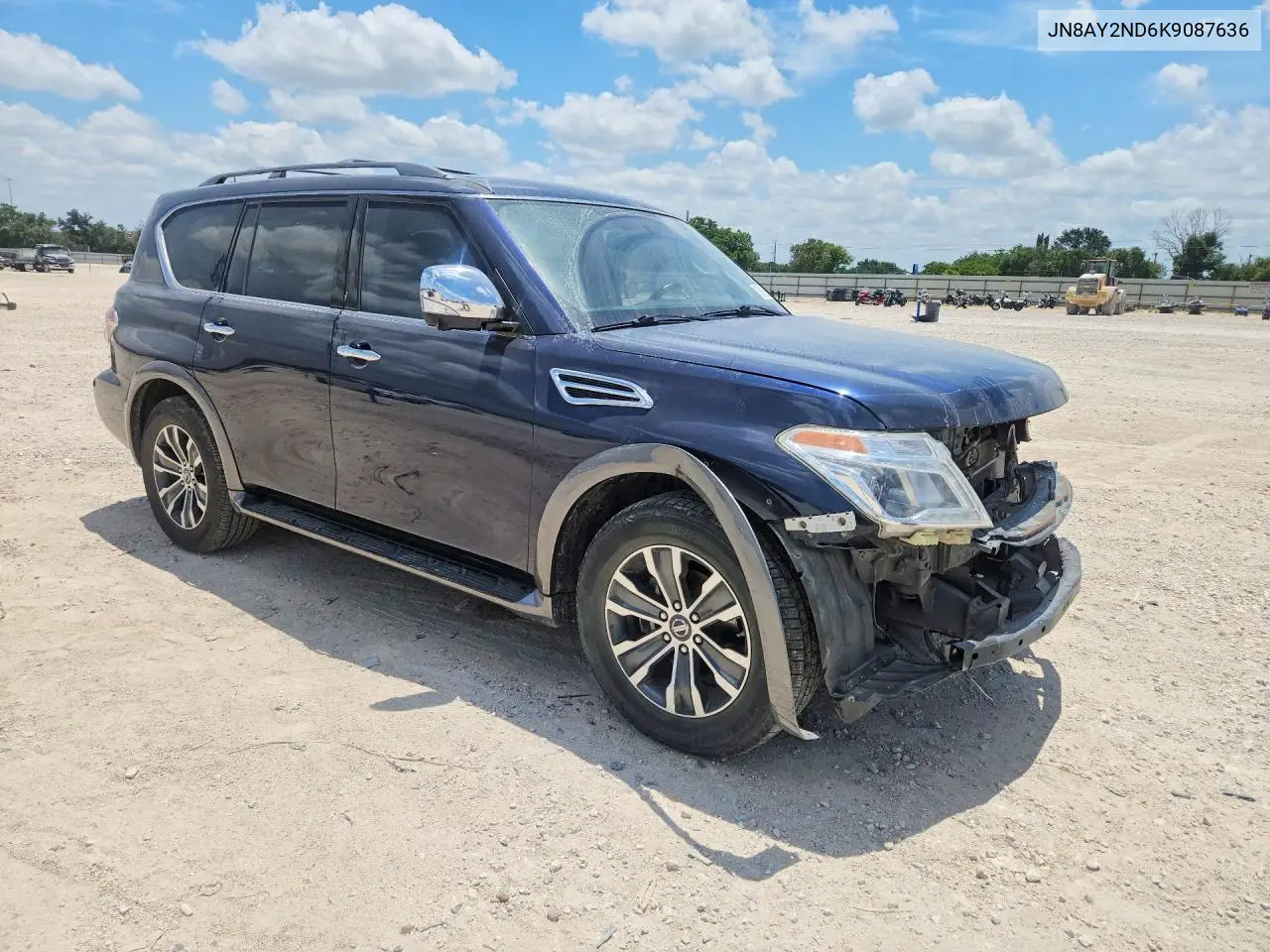 2019 Nissan Armada Sl VIN: JN8AY2ND6K9087636 Lot: 59792166