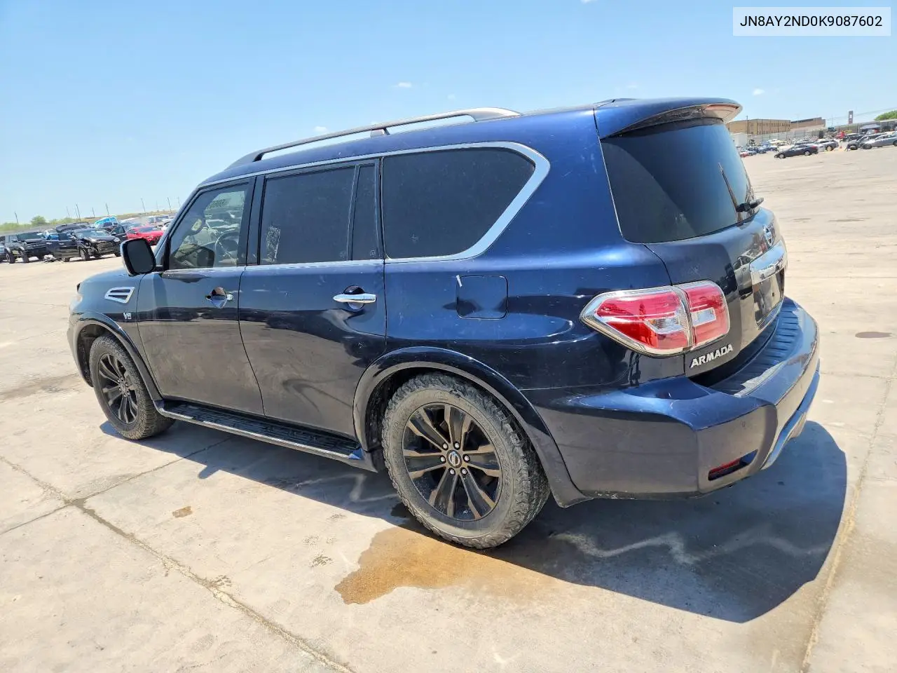 2019 Nissan Armada Sv VIN: JN8AY2ND0K9087602 Lot: 60657246