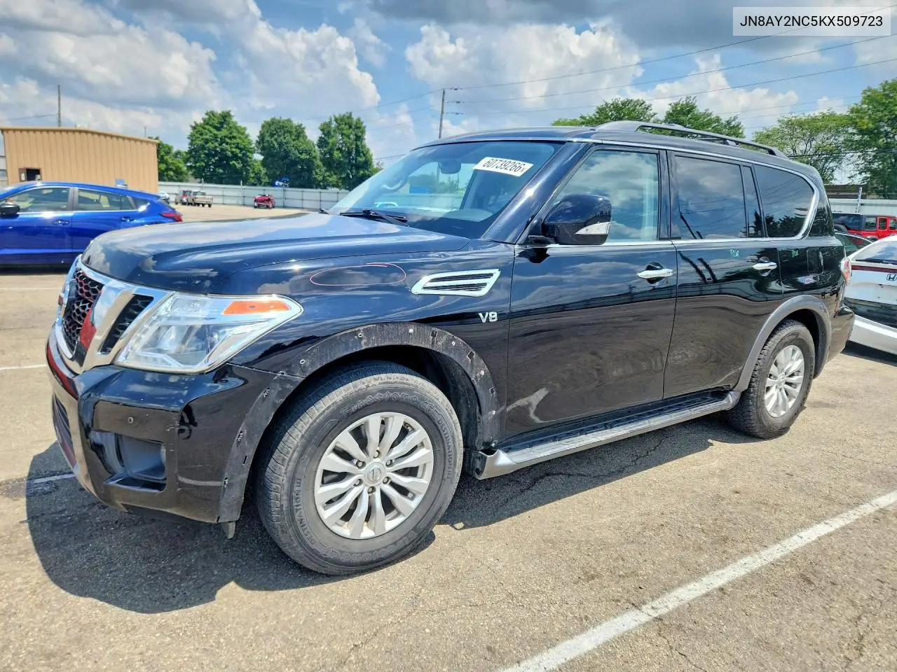 2019 Nissan Armada Sv VIN: JN8AY2NC5KX509723 Lot: 60739266